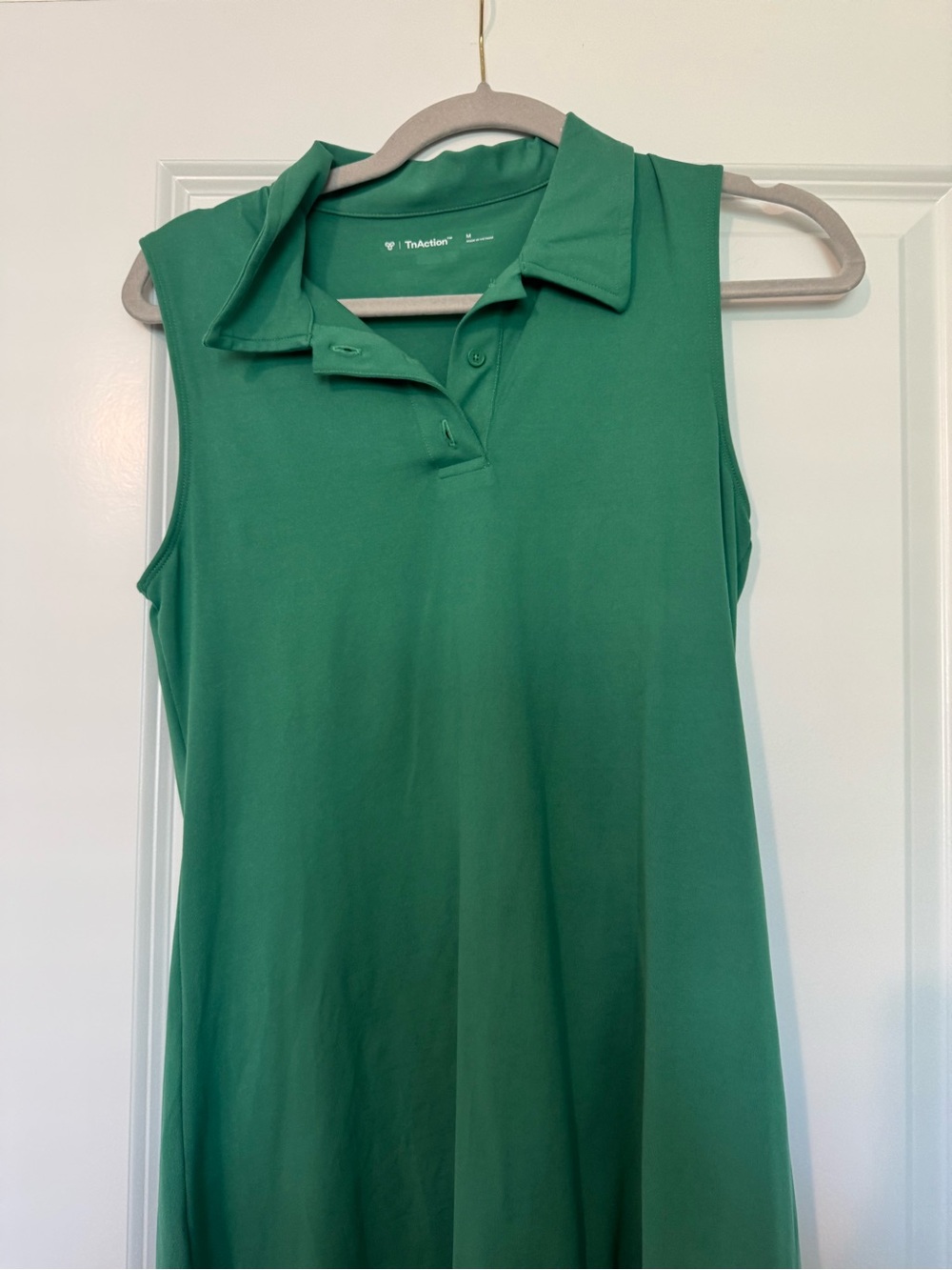 Aritzia Sleeveless Polo Dress in Green